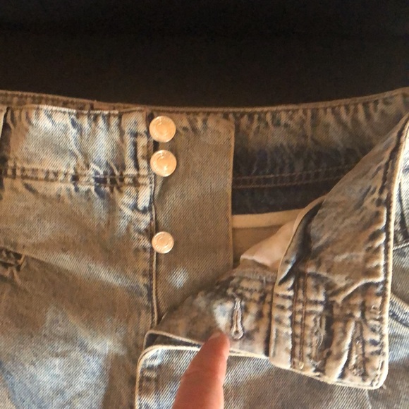 BNWT Free People Denim Harem Shorts - Picture 4 of 6